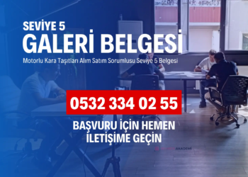 Oto Galeri Açmak İçin Gerekli Belgeler