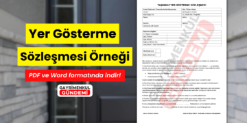 yer gösterme sözleşmesi