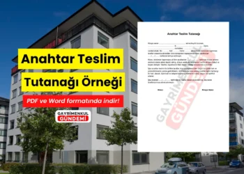 anahtar teslim tutanağı örneği